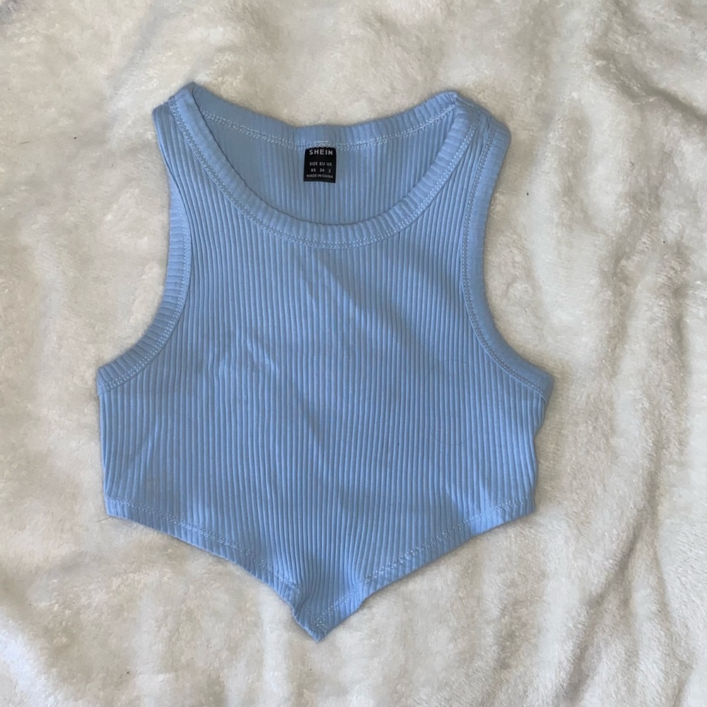 Ribbed Crop Tank Top
